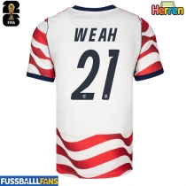 Vereinigte Staaten Timothy Weah #21 Heimtrikot EM 2024 Kurzarm